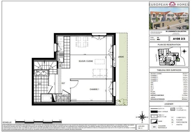 Afficher la photo en grand Appartement F5 à vendre - 5 pièces - 104.29 m2 - GIF SUR YVETTE - 91 - ILE-DE-FRANCE - Century 21 S.L.P. Immobilier