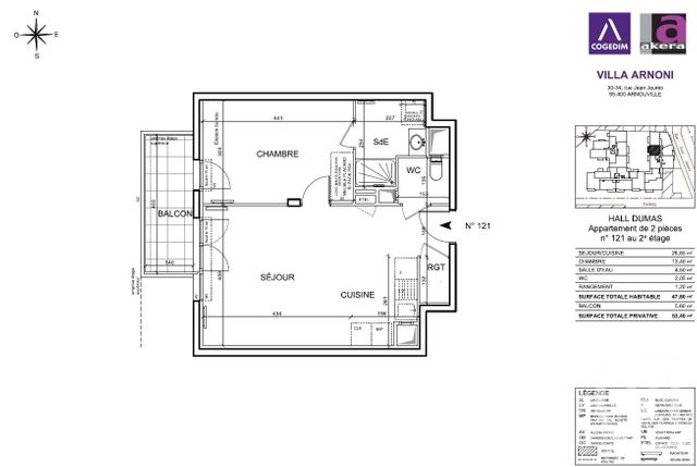 appartement - ARNOUVILLE - 95