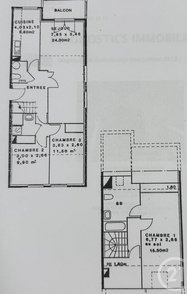 Appartement F4 à vendre - 4 pièces - 90.9 m2 - GIF SUR YVETTE - 91 - ILE-DE-FRANCE - Century 21 S.L.P. Immobilier