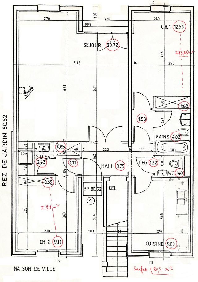 Appartement F3 à vendre - 3 pièces - 81.45 m2 - CHATILLON - 92 - ILE-DE-FRANCE - Century 21 S.L.P. Immobilier