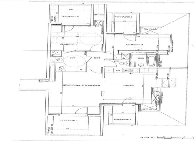 Appartement F4 à louer - 4 pièces - 80.13 m2 - BURES SUR YVETTE - 91 - ILE-DE-FRANCE - Century 21 S.L.P. Immobilier